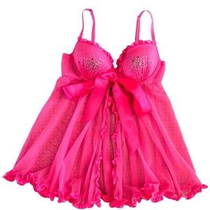 VICTORIA’S Secret Sexy Little Things Bustier Babydoll Tank Top